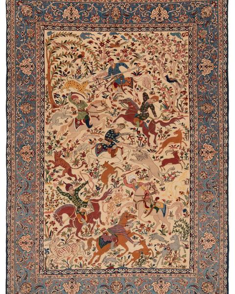 Tapis d'exception expertisé par Tissu Ébène
