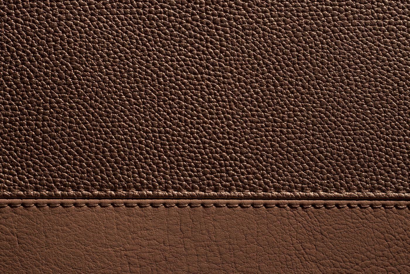 Cuir grainé chocolat