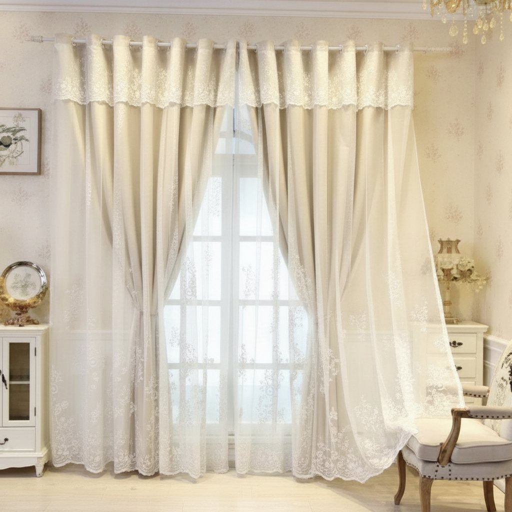 Rideaux sur-mesure posés